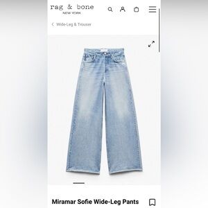 rag & bone Light Denim Flare Jeans
